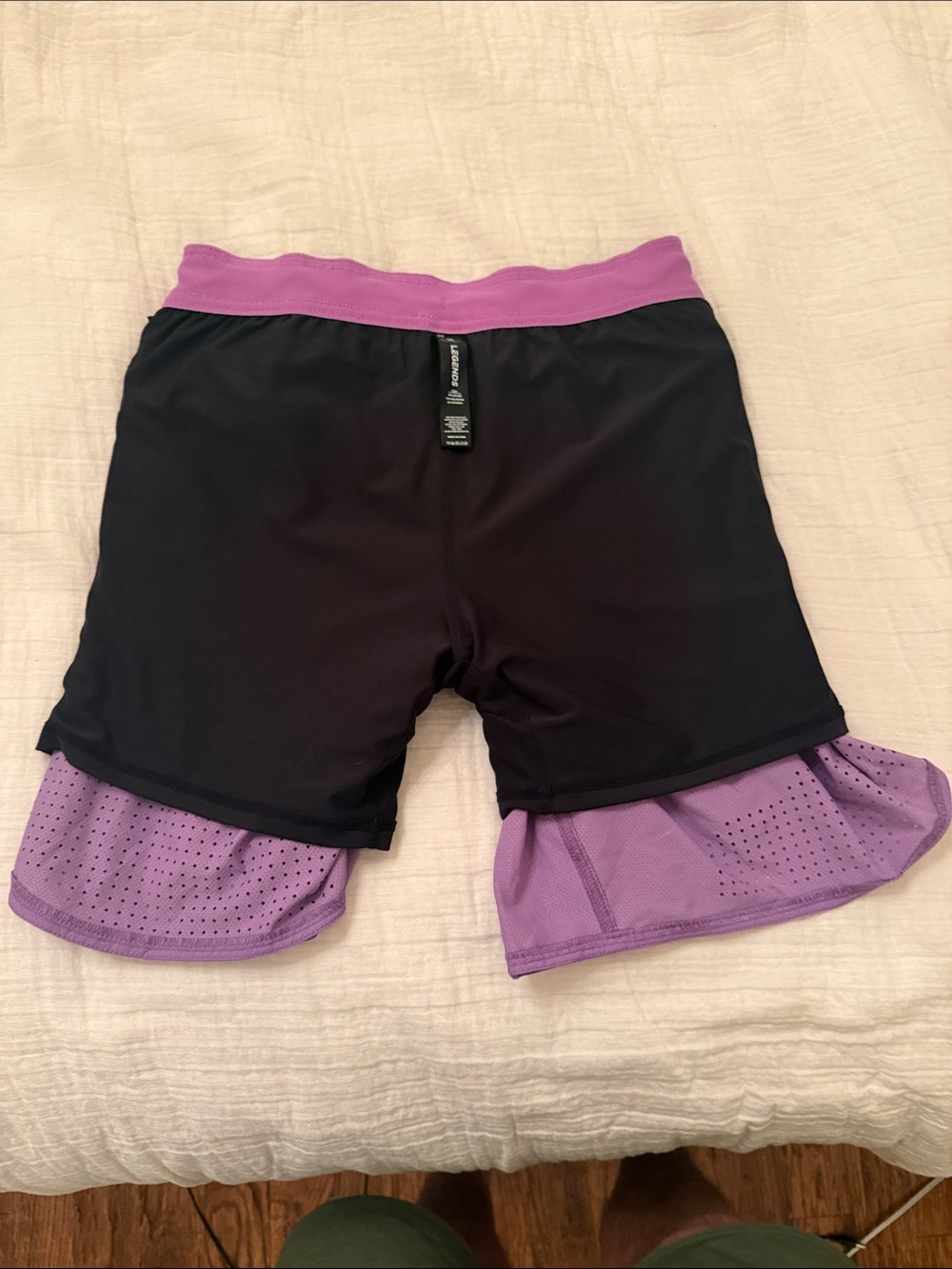 Legends Luka Purple Athletic Shorts - HD Medium w/ Liner 7” - Picture 3 of 3